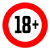 +18 yaş sınırlandırması
